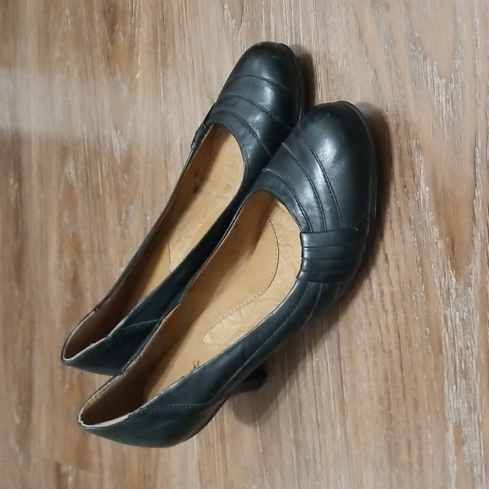 (8M) eüro soft by Söfft Leather Upper Heels Black Tie Evening Occasion Formal